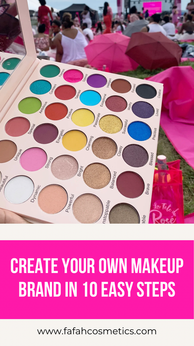 Create your own makeup brand in 10 easy steps: