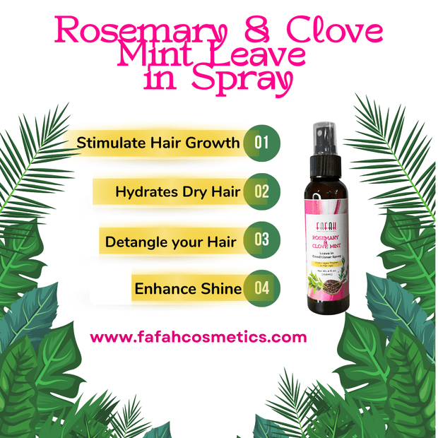 (Pre-order)🌿 Rosemary & Clove Mint Leave in Conditioner Spray