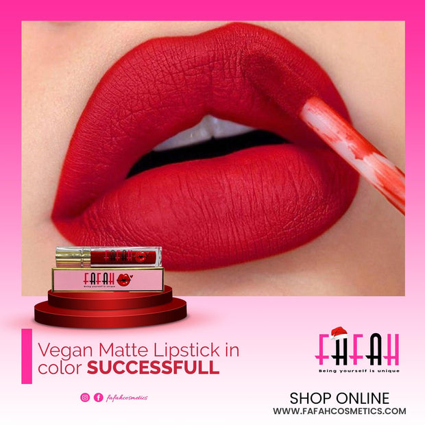 Vegan Matte Lipstick ✨Successful*