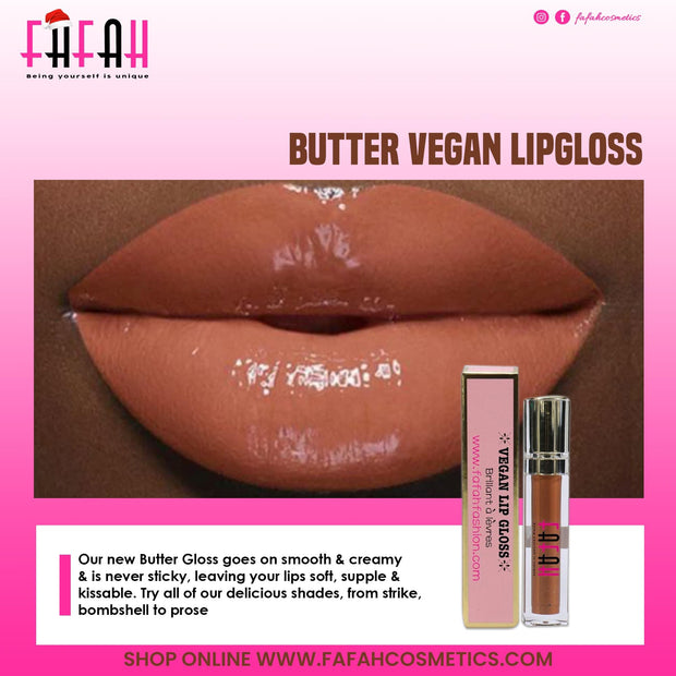 Vegan 🌱 Butter Lip Gloss ( Cruelty free )